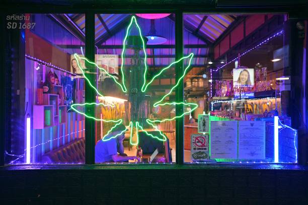 THCa flower display at Simply Mary Cannabis near East St. Elmo Road in Austin