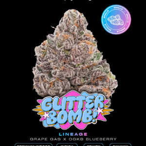 Glitter Bomb Smalls (Grape Gas x OGKB Blueberry) | Premium Indoor Indica